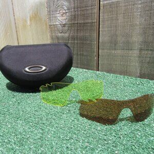 Oakley Radarlock Path Cavendish Vented Replacement Lenses Yellow & Brown + Case